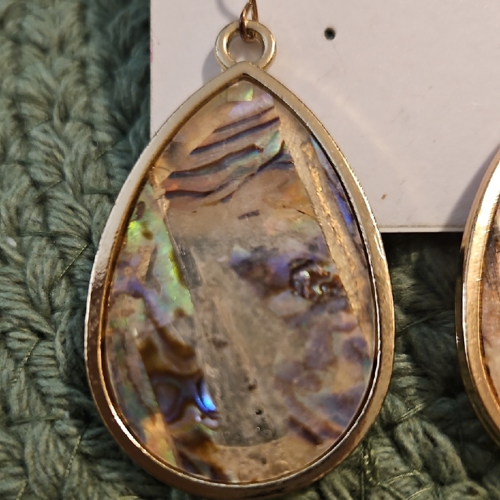 Source Unknown Iridescent Teardrop Earrings - Picture 2 of 5